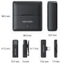 Vention NCAB0 Micrófono inalámbrico con clip USB tipo C - 2 unidades con receptor